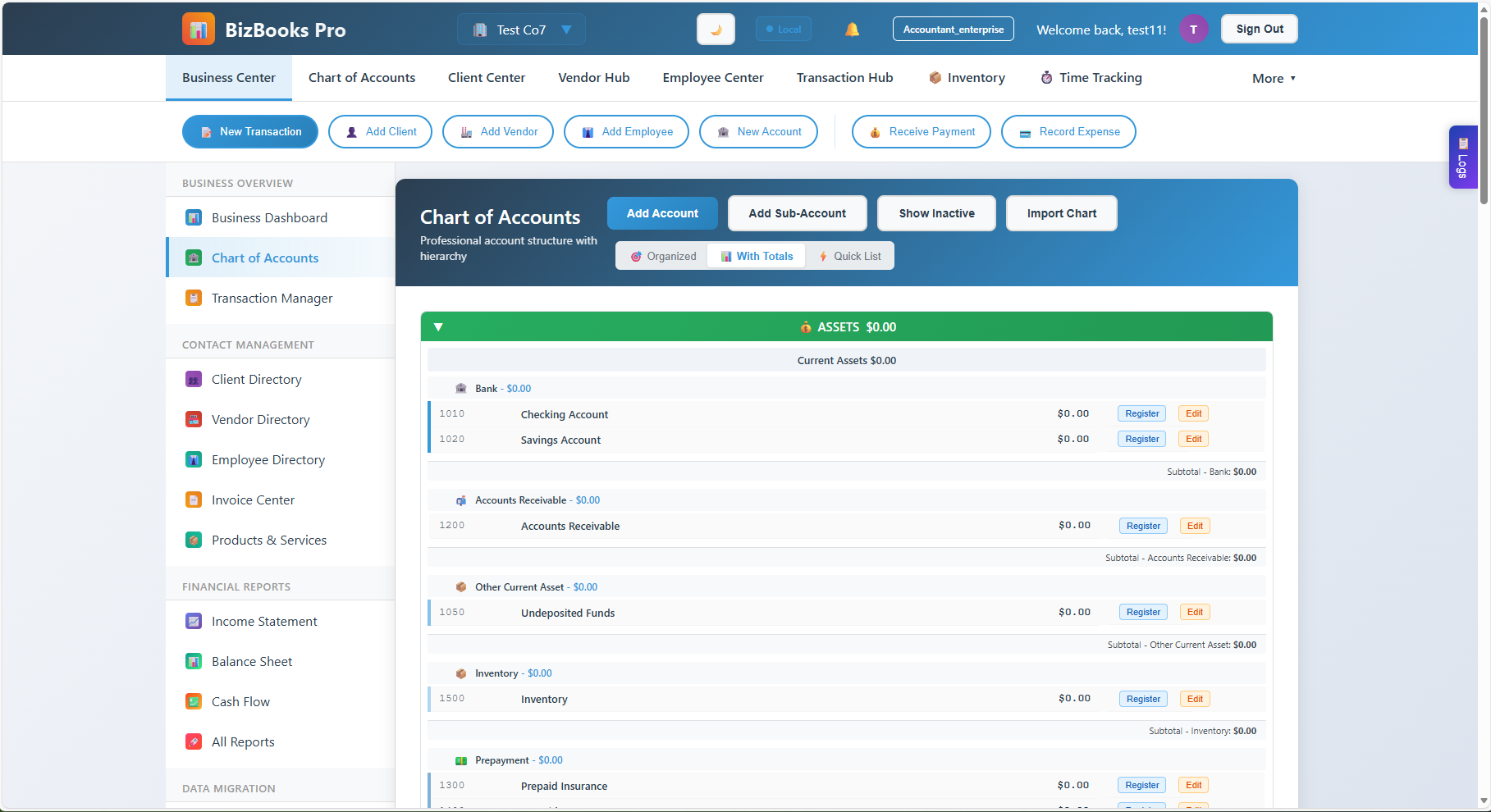 BizBooks Pro - Screenshot 2 showing product features and functionality