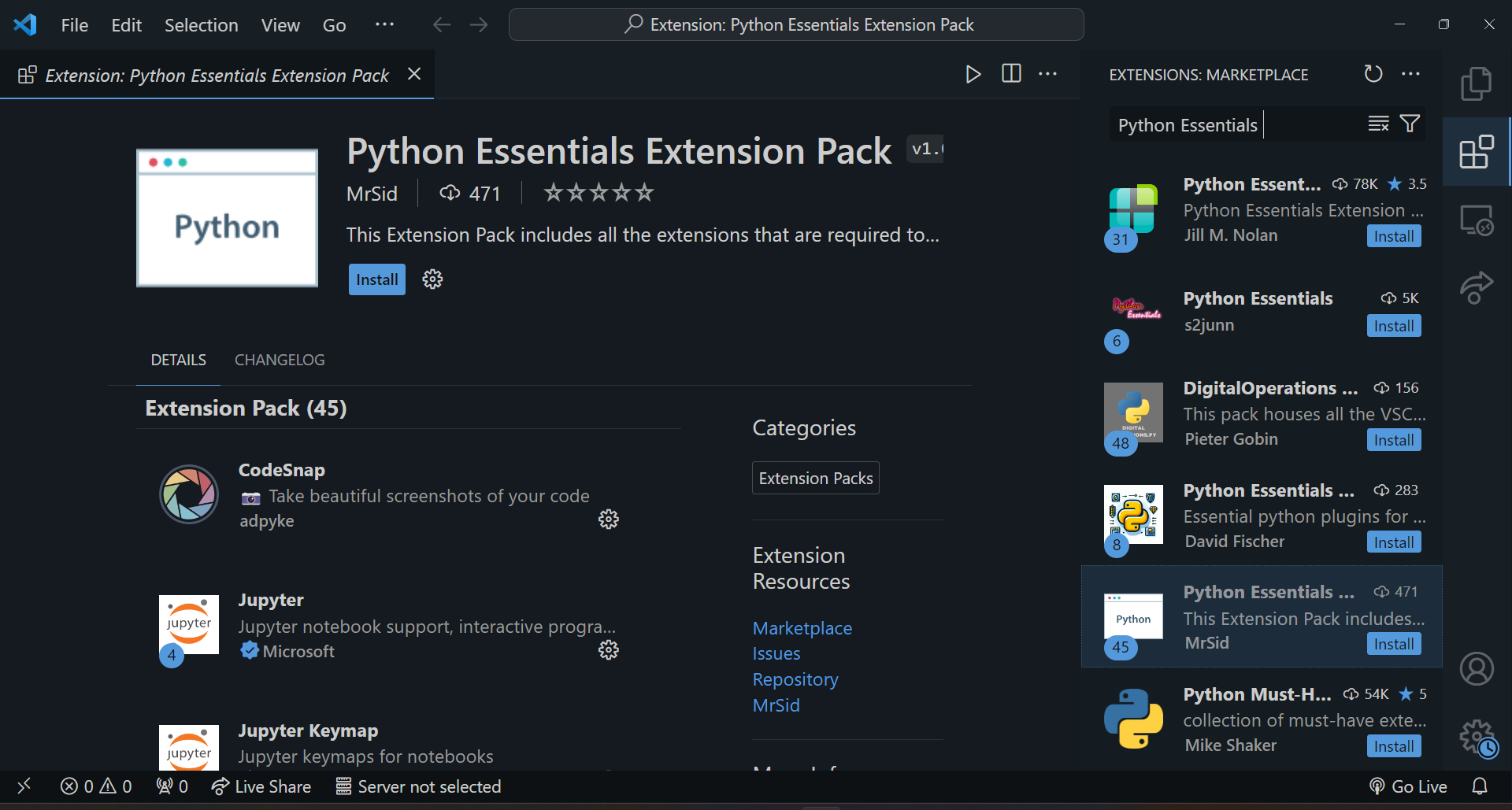 Python Essentials擴展包 media 1