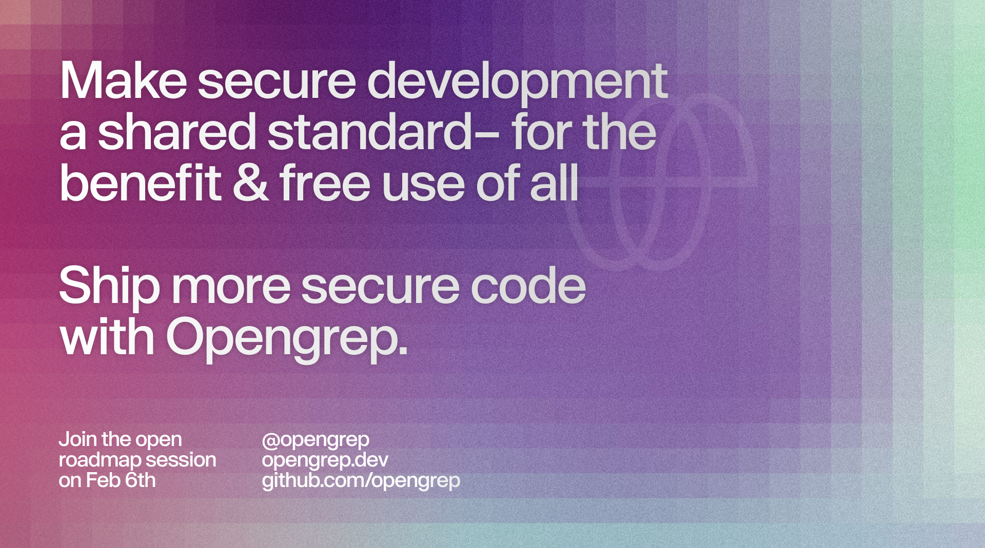 Opengre - De open source code beveiligingsmotor media 6
