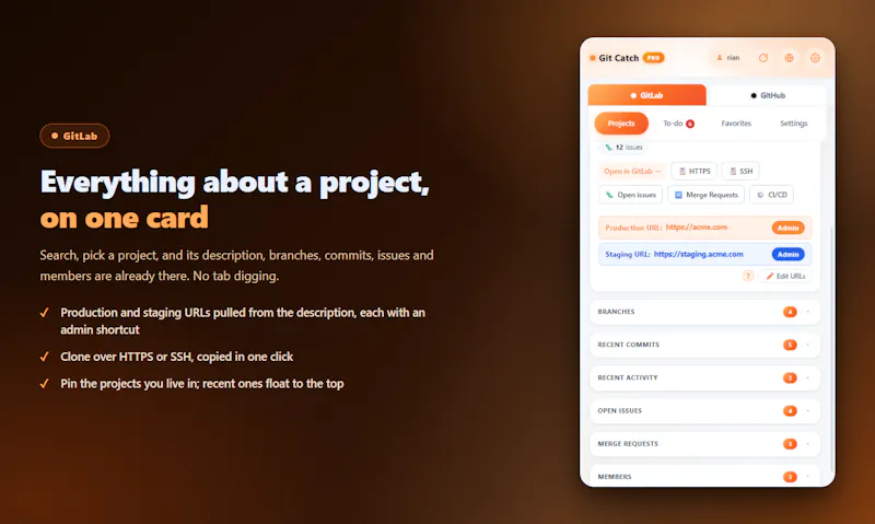Git Catch screenshot 2