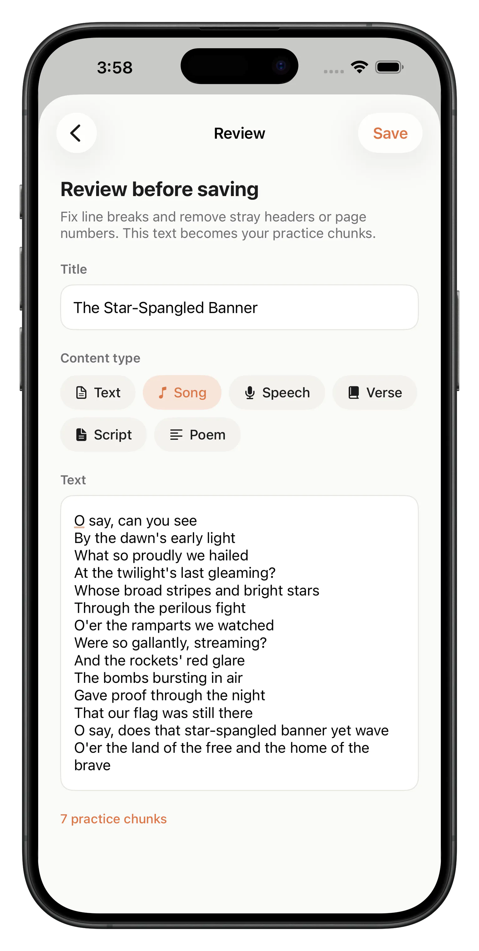 Masterify: recall and delivery, out loud 截图 2