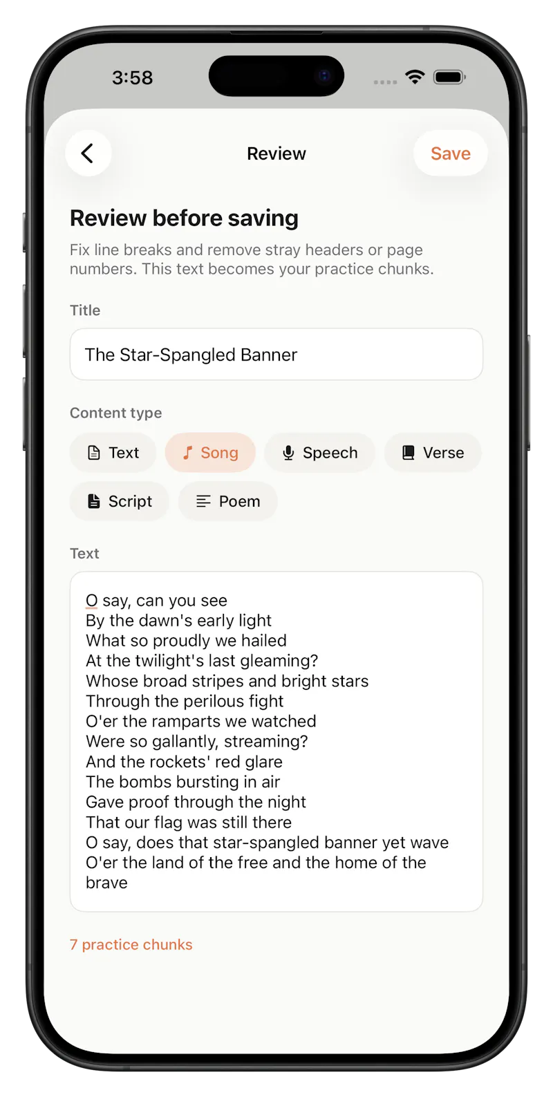Masterify: recall and delivery, out loud screenshot 2