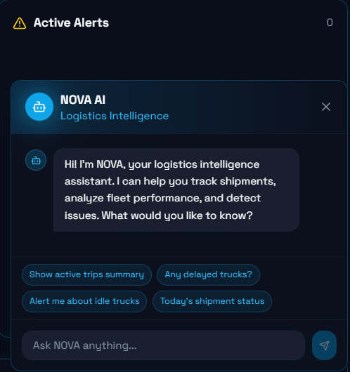 NOVA LOGISTICS AI  gallery image