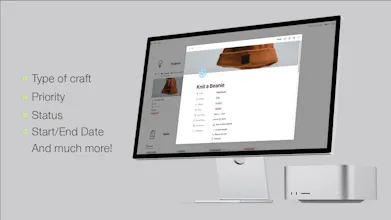 Track your Crafts - Notion template gallery image