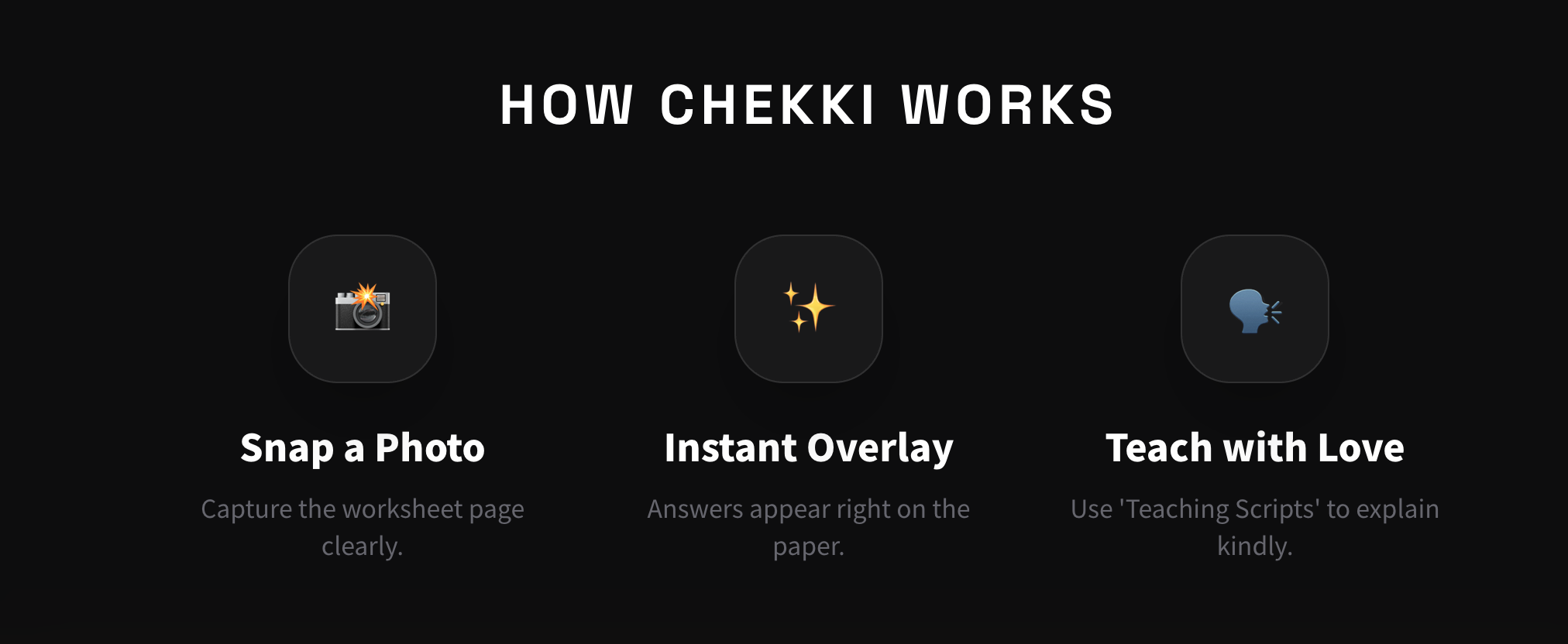 Chekki AI - Screenshot 4 showing product features and functionality