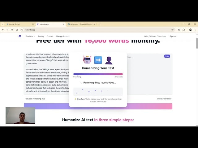 RealWrite - Free AI text humanizer. gallery image