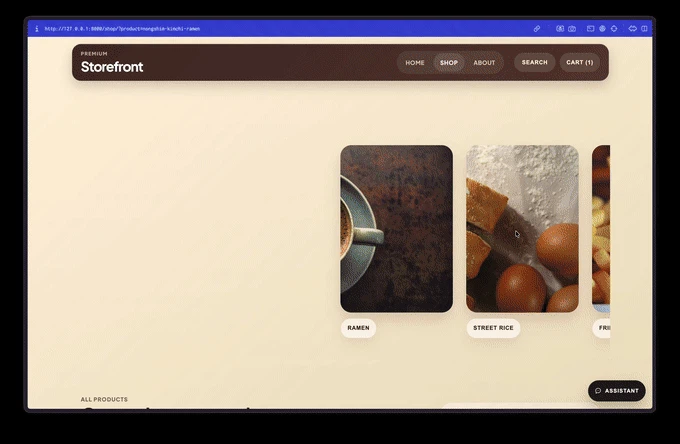 Aetheric Food Pantry Boilerplate screenshot 2
