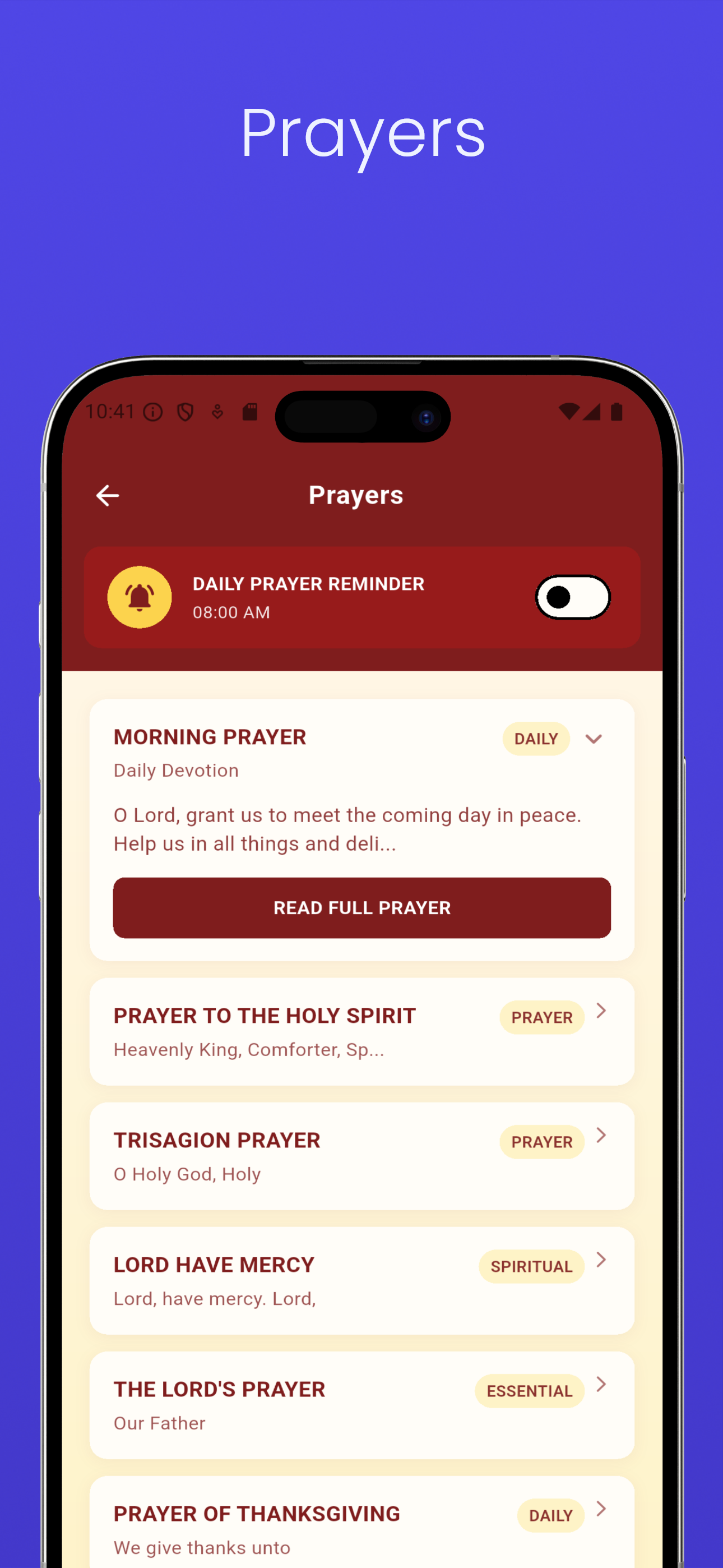 Bible: Daily Prayer gallery image