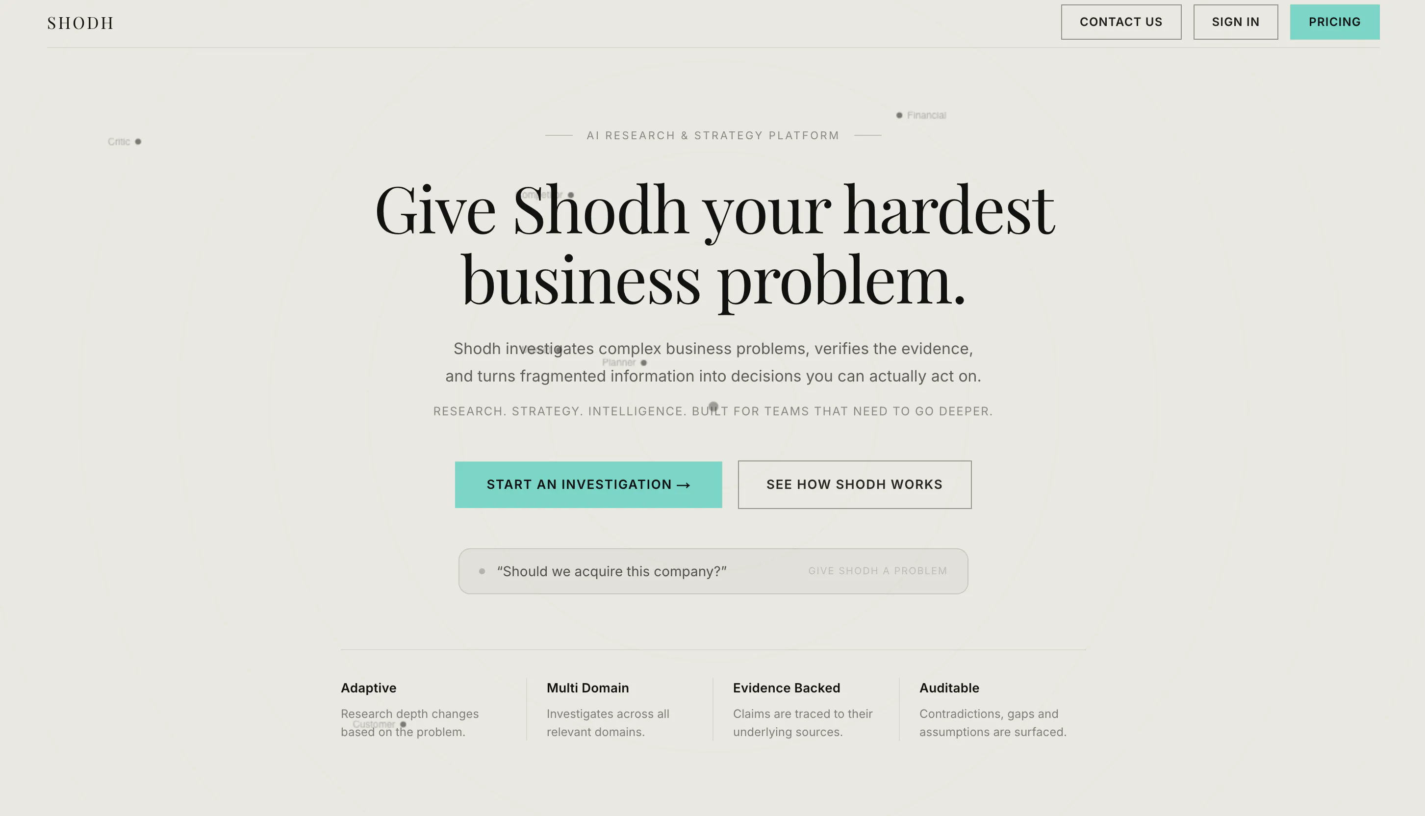SHODH — Autonomous Research Intelligence gallery image