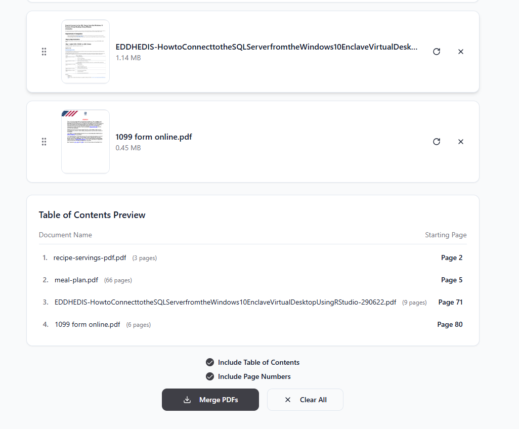 PDF Merge Buddy gallery image