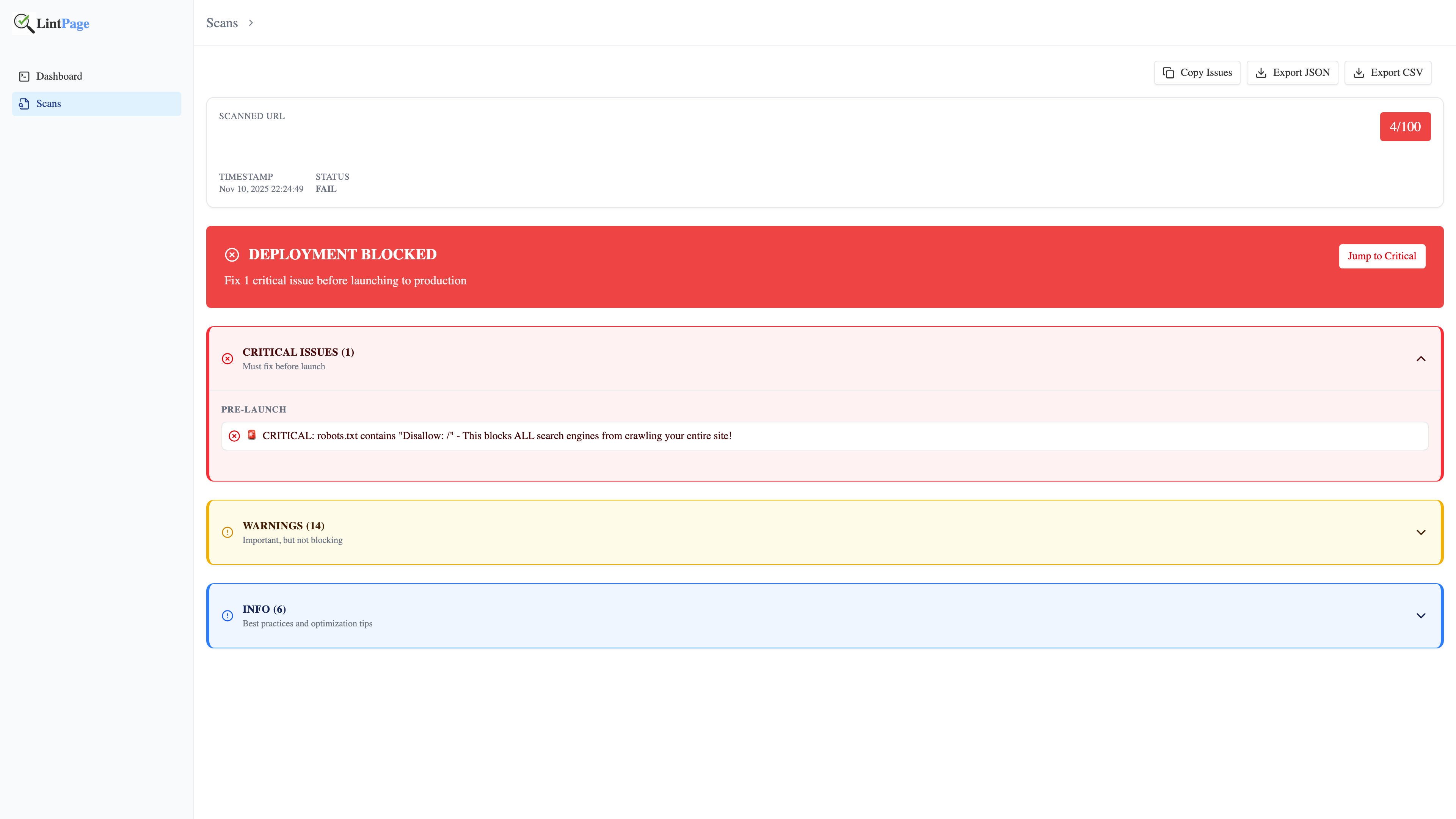 LintPage gallery image