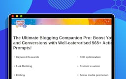 The Ultimate Blogging Companion media 2