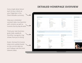 CRM Tracker Notion Template gallery image