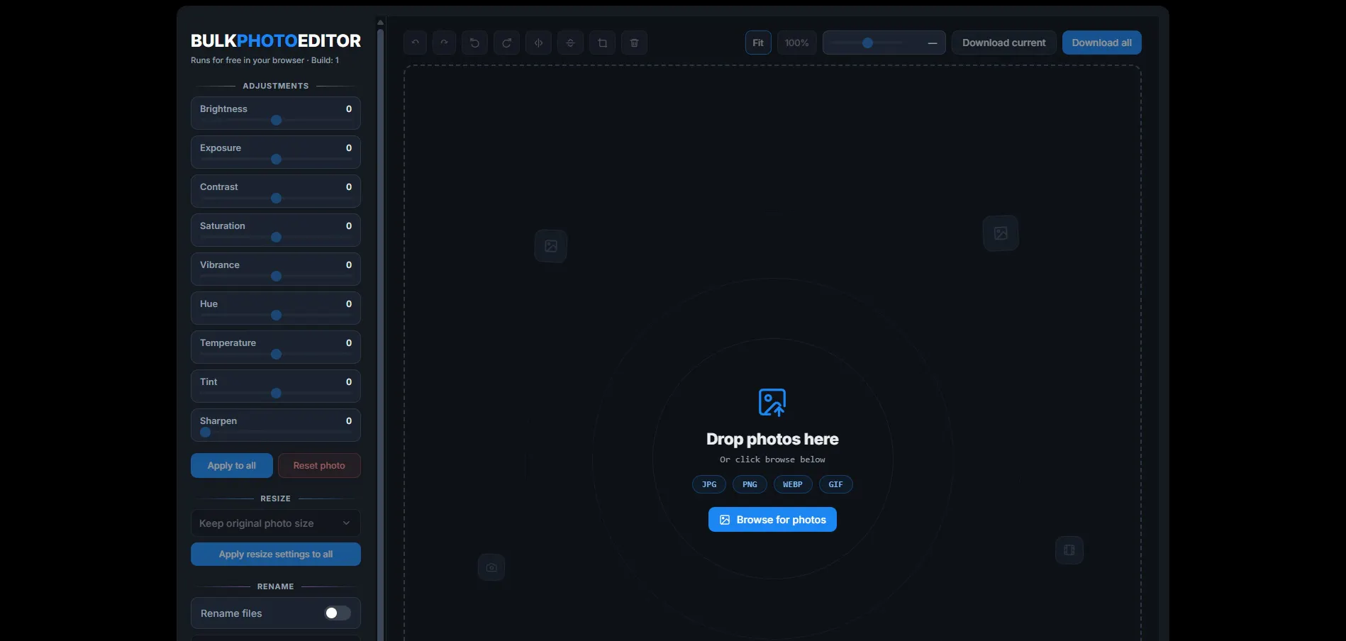 Bulk Photo Editor gallery image