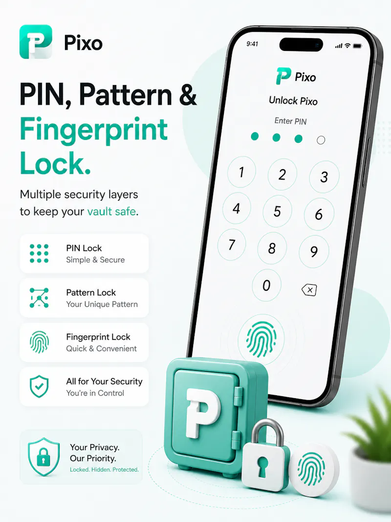 Pixo Vault — Your Private Photo Vault screenshot 2