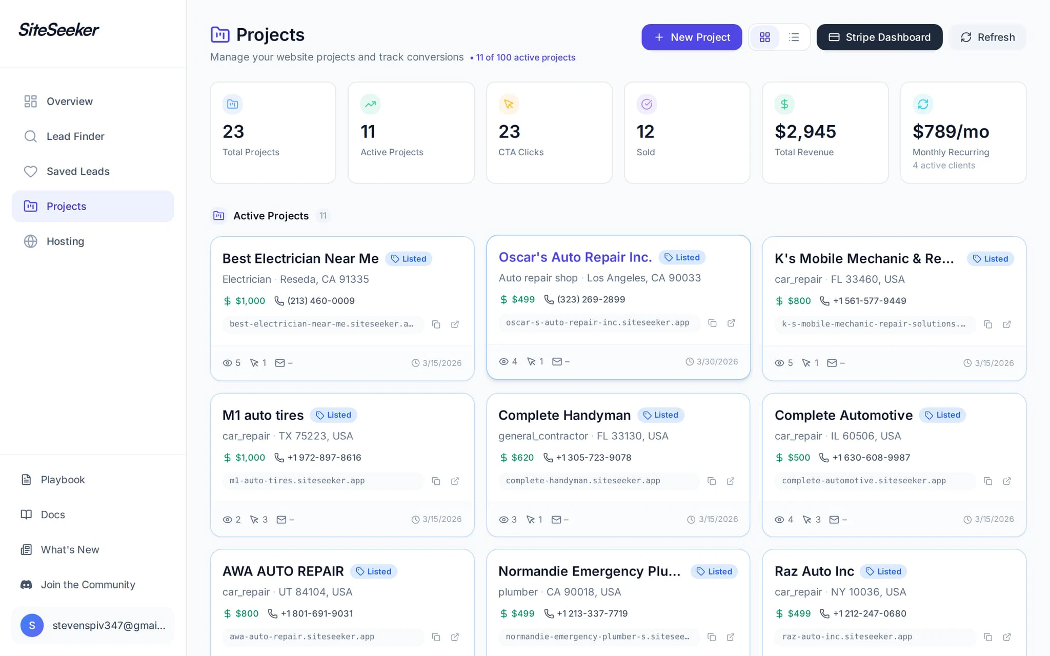 SiteSeeker screenshot 1