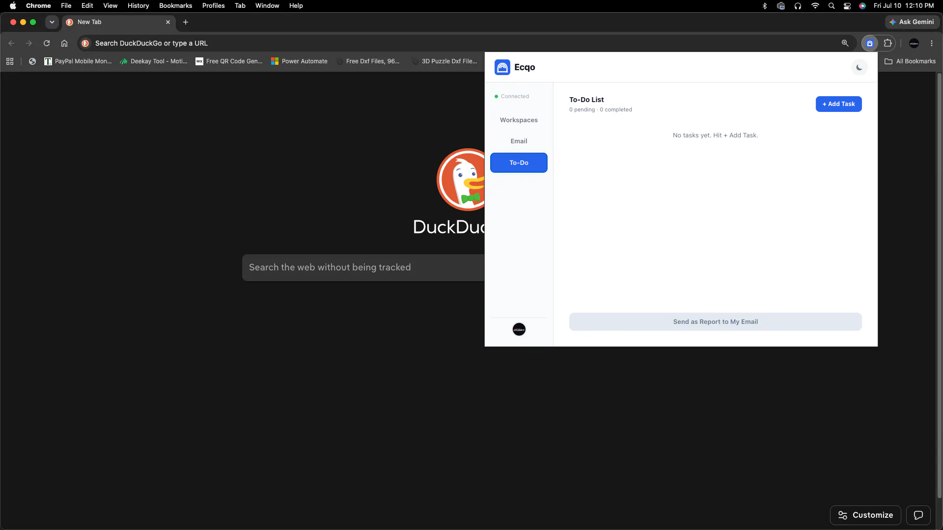 Workspaces, Email & Tasks in 1 Extension gallery image