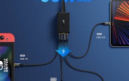 AOHI 65W Desktop Charger with 4 Ports media 2