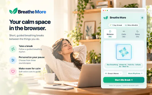 Breathe More - Breathing Breaks for Work gallery image