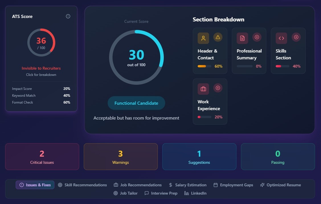 Resume Architect gallery image