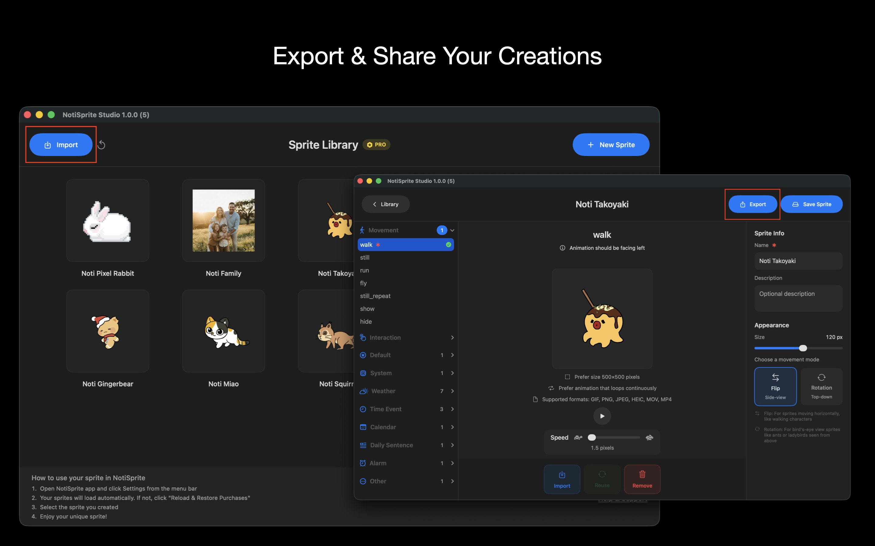 NotiSprite Studio: Desktop Pet Creator gallery image