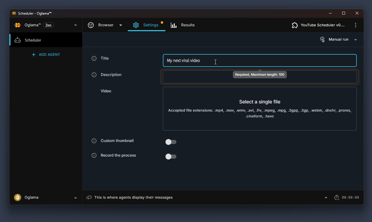 YouTube Scheduler - Screenshot 4 showing product features and functionality