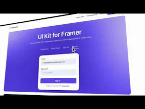 Segment UI Kit for Framer gallery image