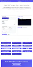 CSV to JSON Converter gallery image