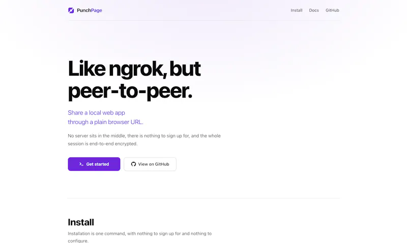 PunchPage screenshot 2