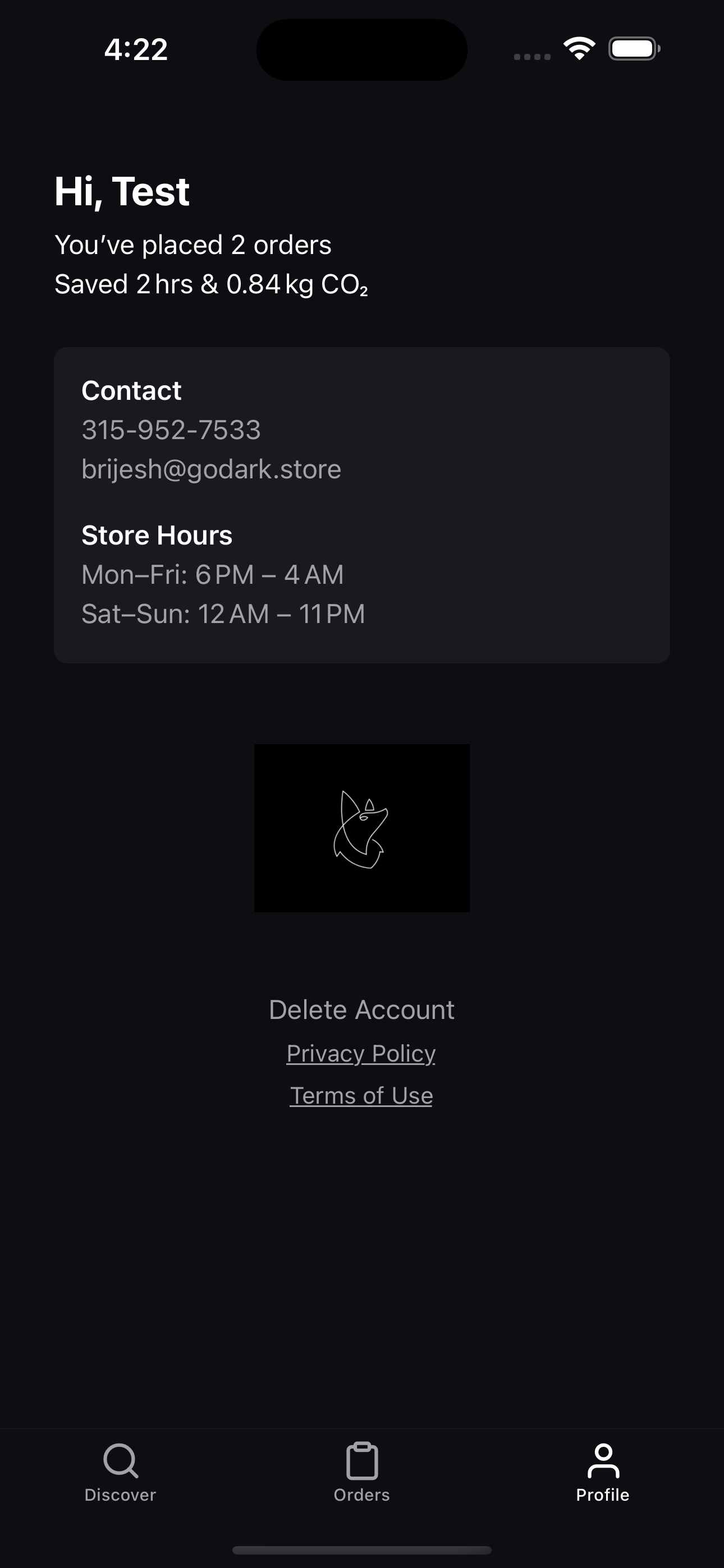 Dark screenshot 1