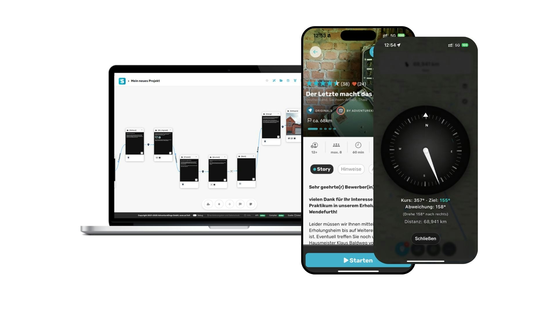 scenario.app - Main product screenshot demonstrating key features and user interface