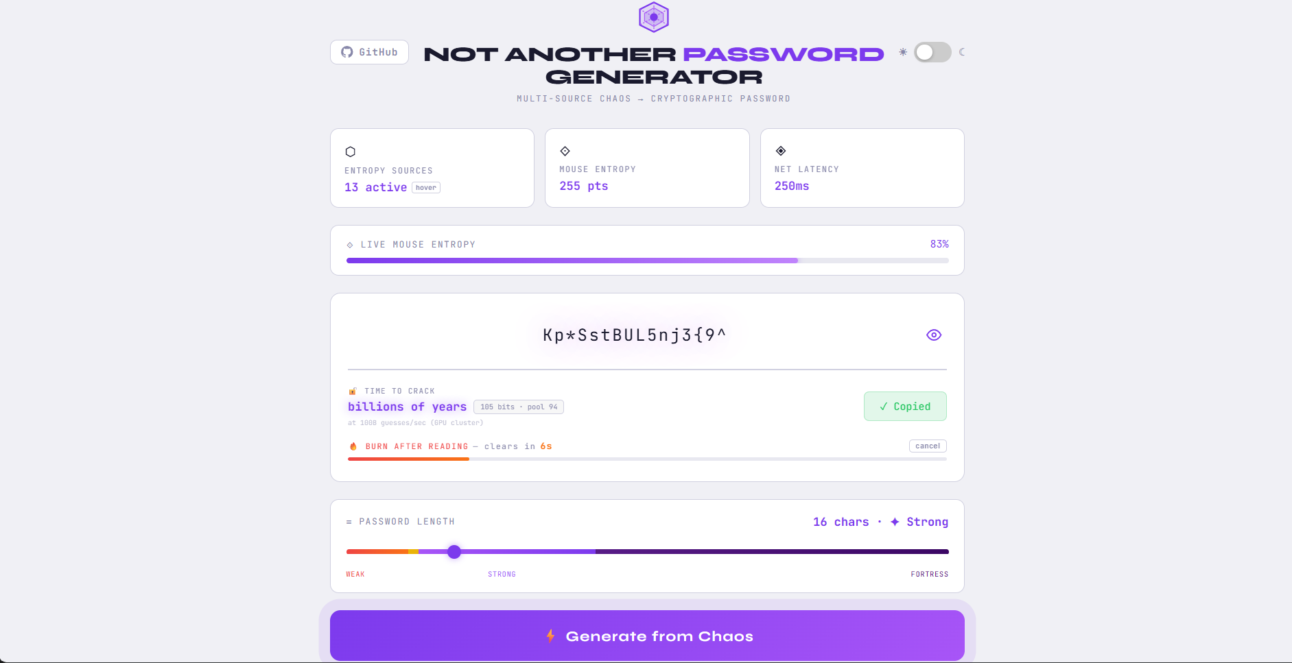Not Another Password Generator gallery image