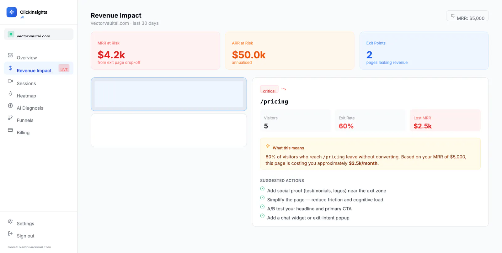 ClickInsights.AI screenshot 2