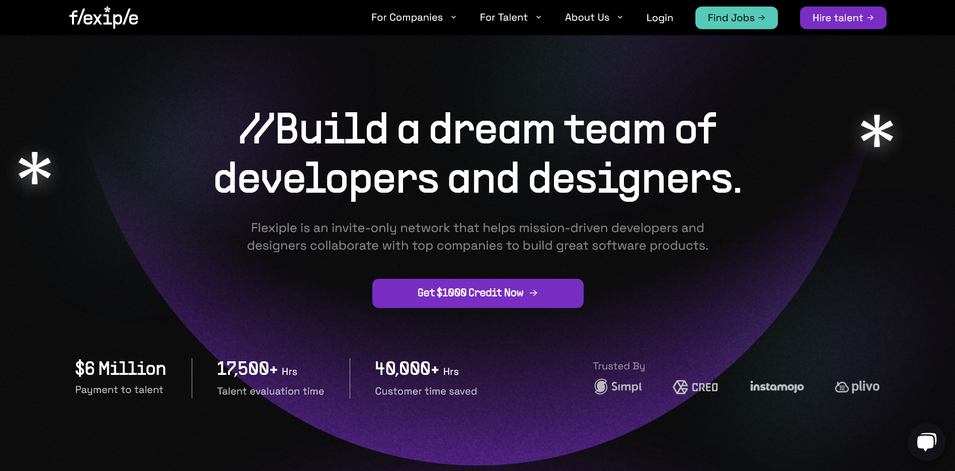 Flexiple - Построить команду мечты разработчиков и дизайнеров медиа 1