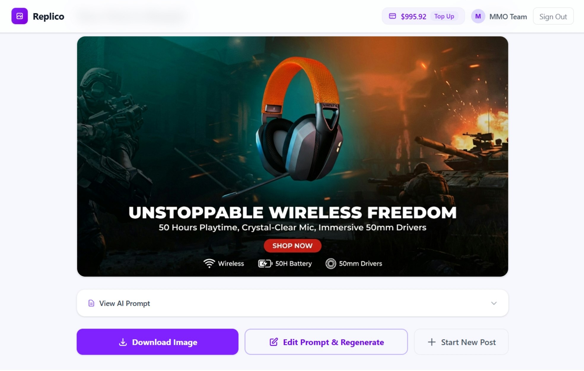 Replico gallery image