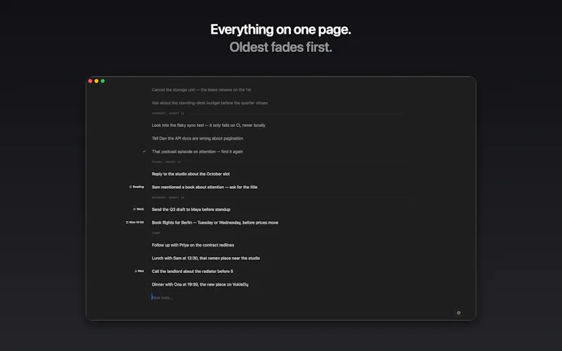 Fadepad screenshot 2