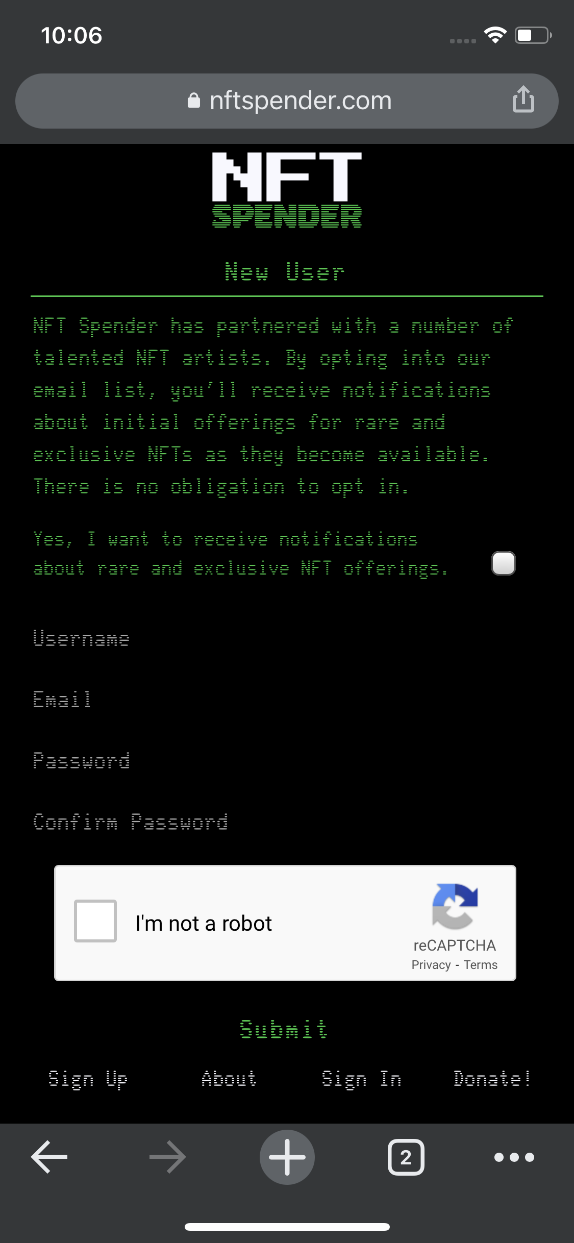 NFT Spender gallery image