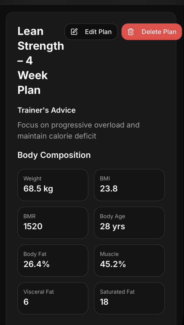 FitTrack Pro - Main screenshot showing features and interface