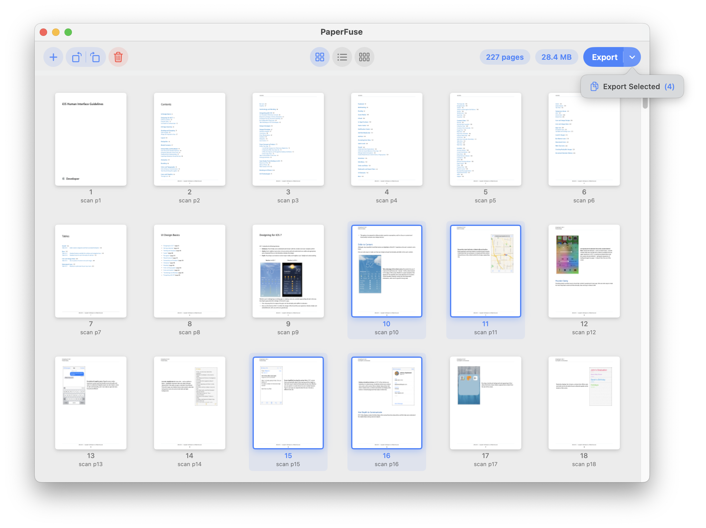 PaperFuse - Main product screenshot demonstrating key features and user interface