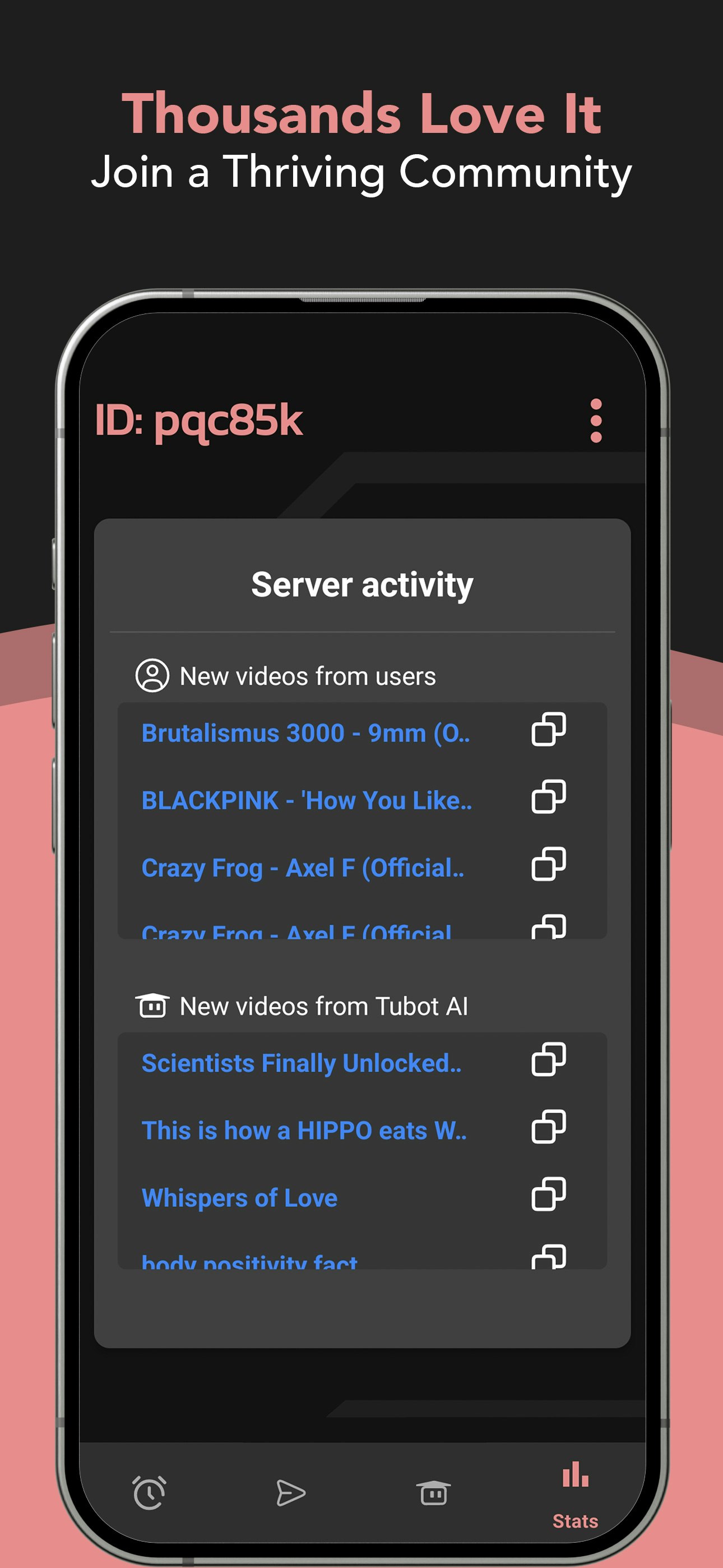 Tubot AI YouTube 알람 - AI가 선택한 아침 알람 시계와 같은 YouTube 동영상 미디어 2