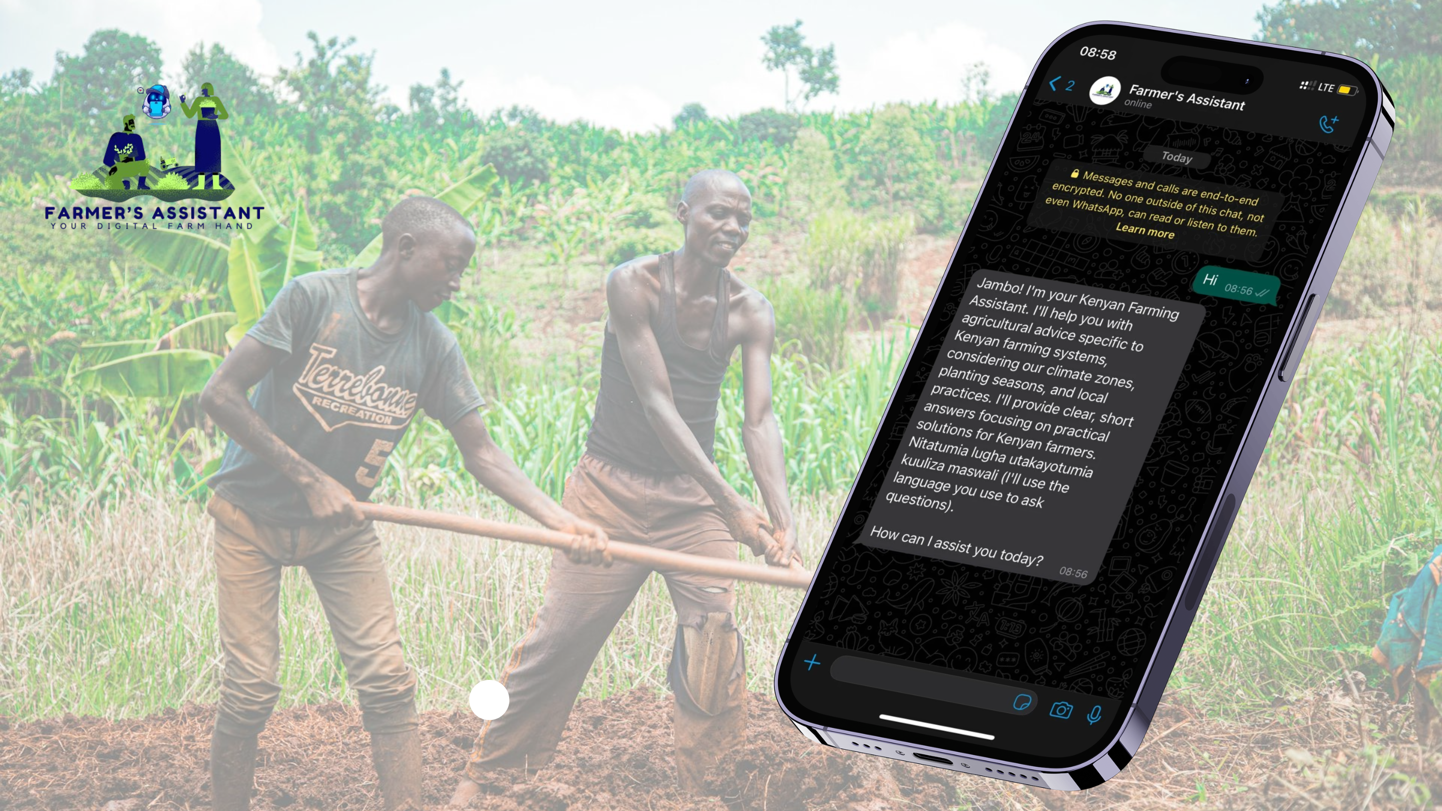 Média Assistante des agriculteurs - Bot de chat propulsé par AI pour les agriculteurs avec supervision experte. 2