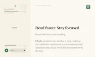 Glyphi: Speed Reader