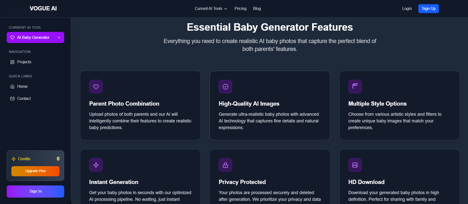Vogue AI Baby Generator media 2