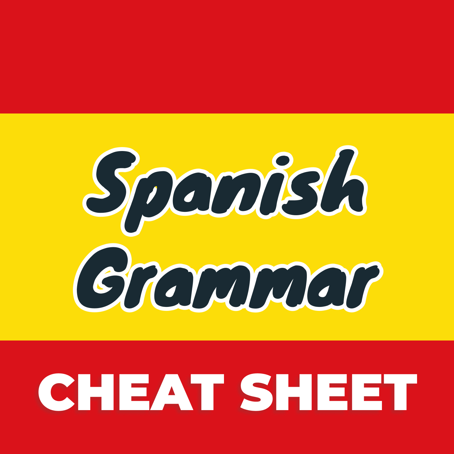Learn Spanish (English) Cheat Sheet