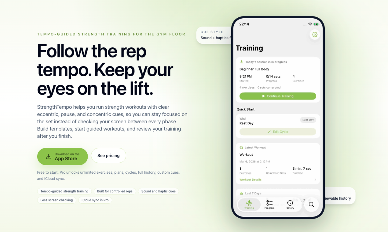 StrengthTempo gallery image