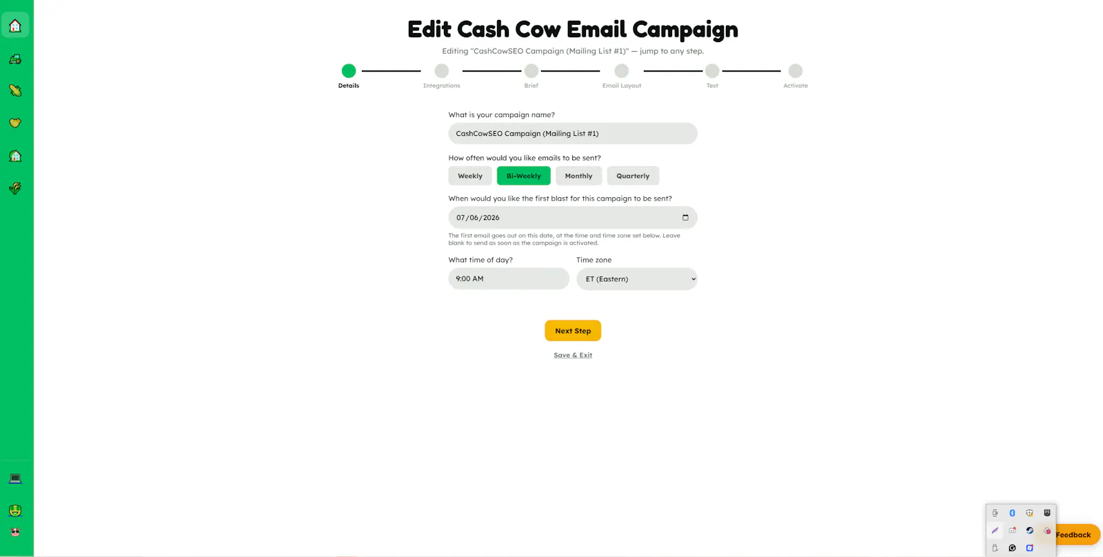 CashCowEmails.com screenshot 5