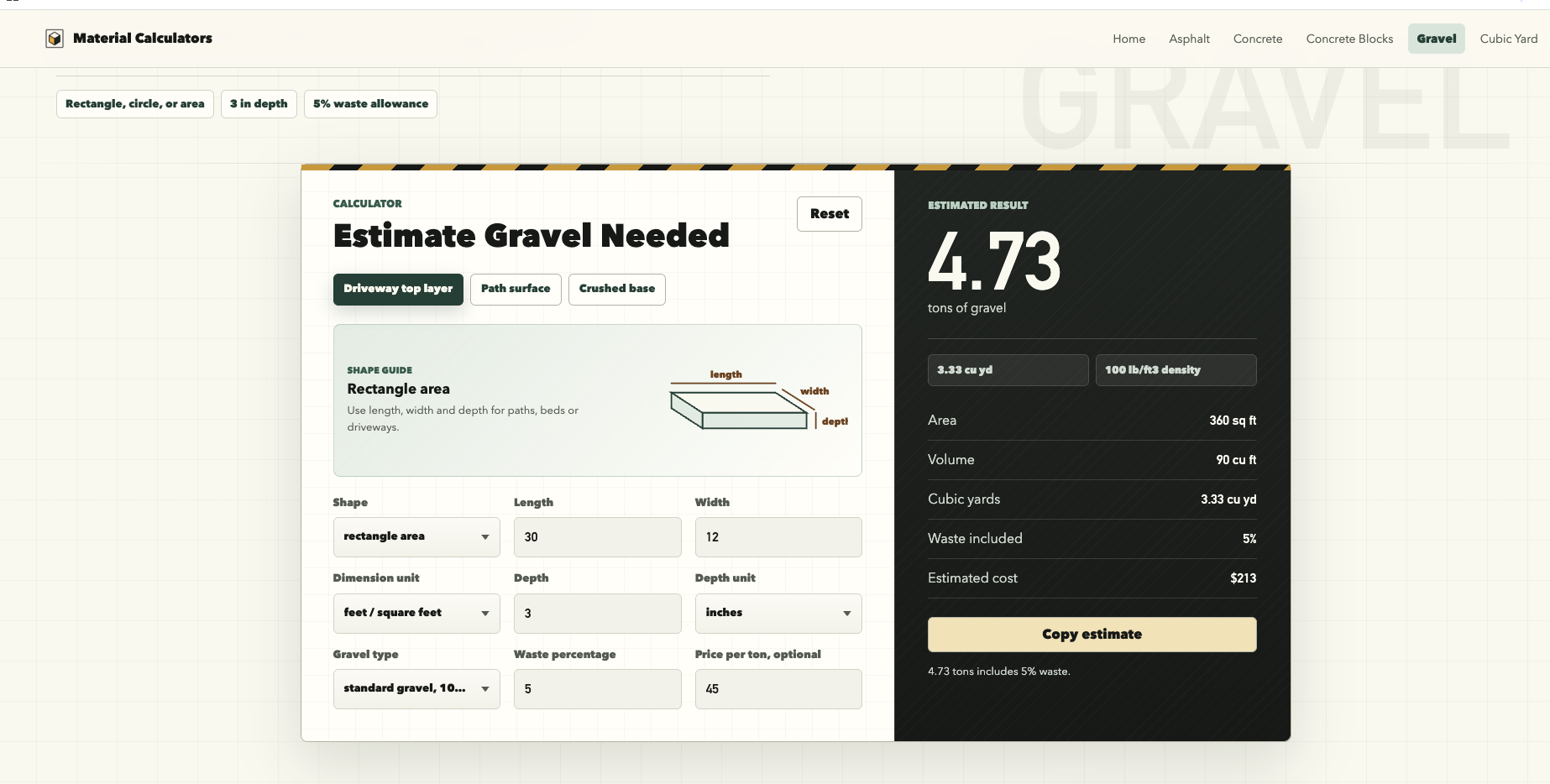 Construction Calculators gallery image