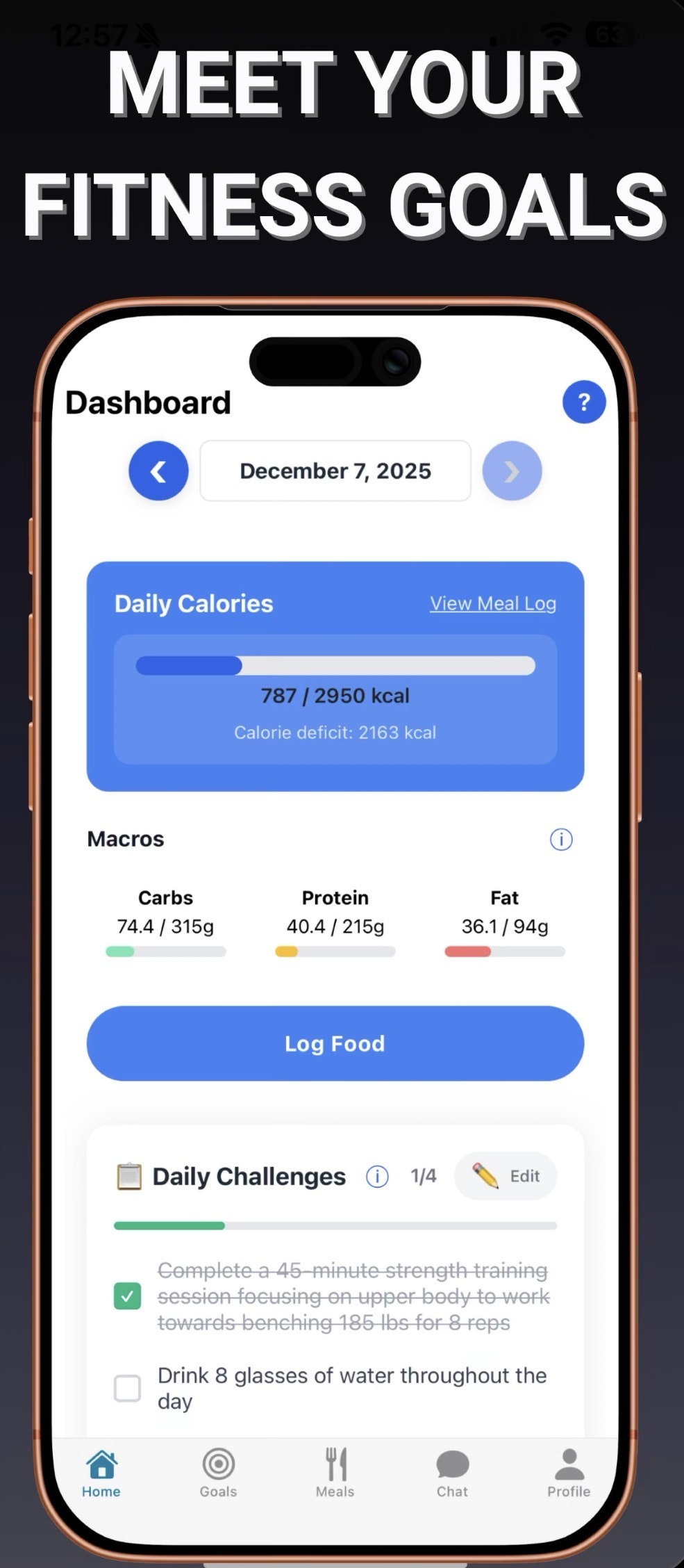 xCalorie - Main product screenshot demonstrating key features and user interface