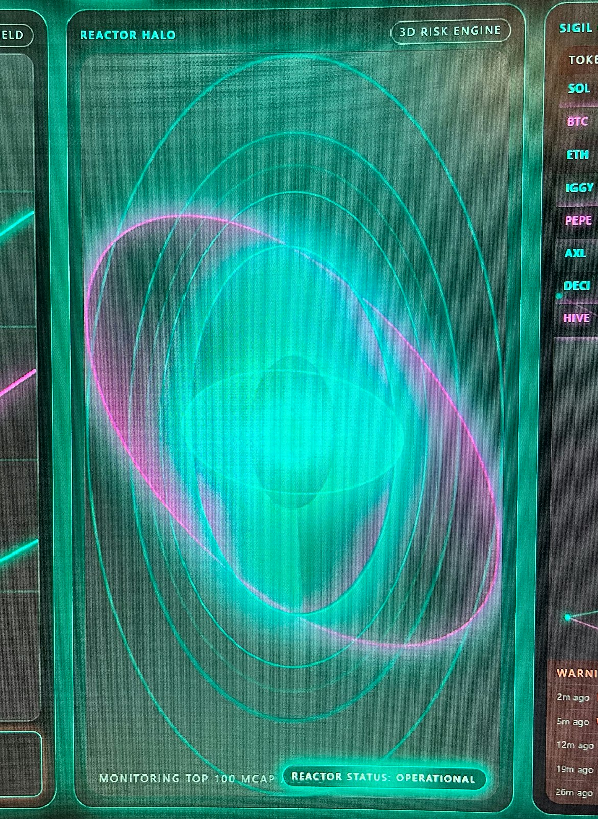 Neon Crypto Wallet - Main product screenshot demonstrating key features and user interface