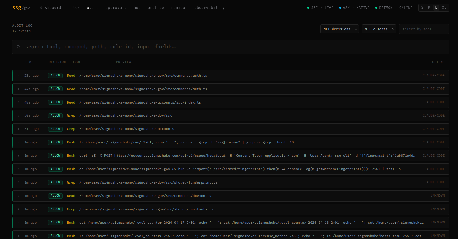 ssg - AI Agent Guardrails gallery image